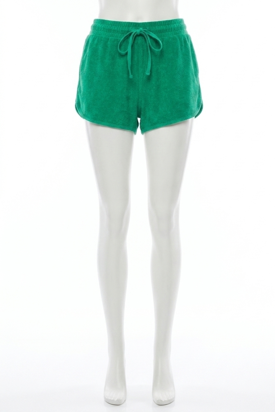 NEW BOBI drawstring dolphin short in shamrock